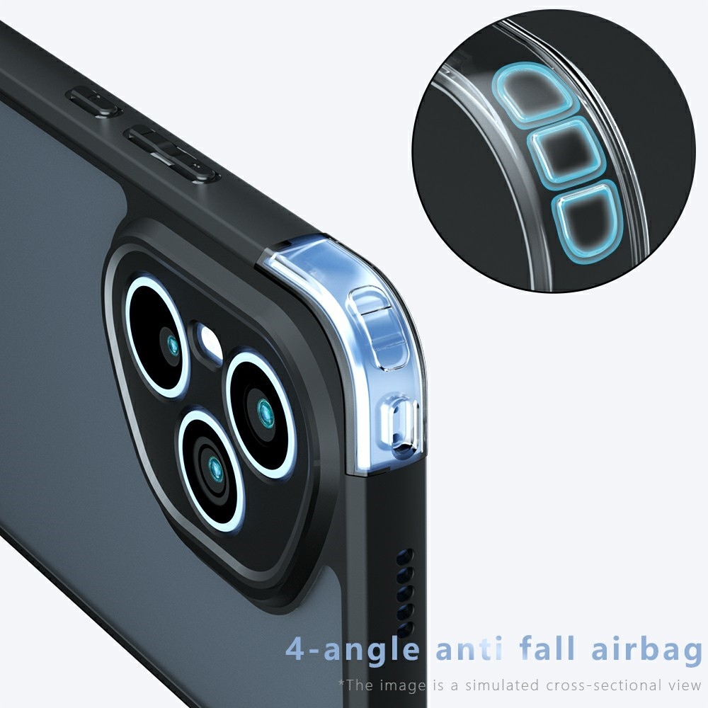 Frame gelový obal s pevnými zády na Honor 400 Pro - černý