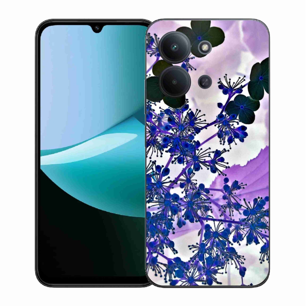 Gelový kryt mmCase na Xiaomi Redmi 15C 4G (171mm)/Poco C85 4G (171mm) - květ hortenzie