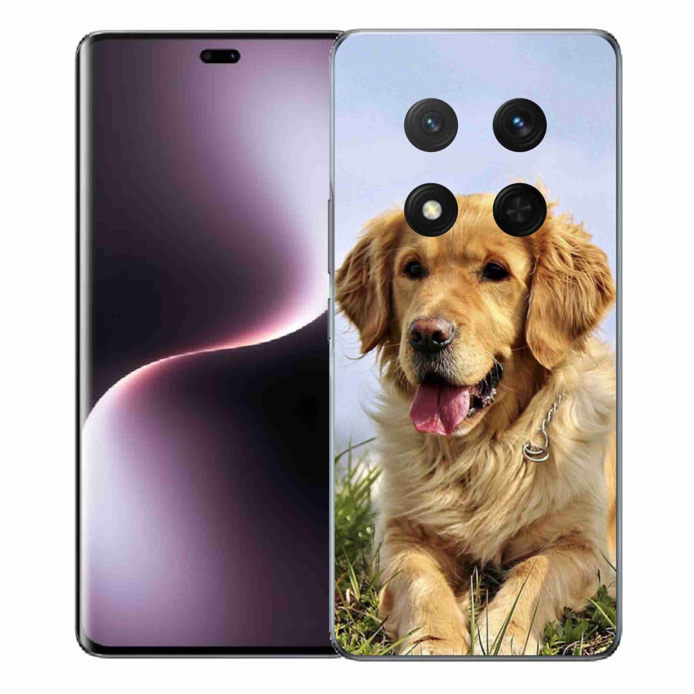 Gelový kryt mmCase na Honor Magic 7 Lite 5G - zlatý retrívr