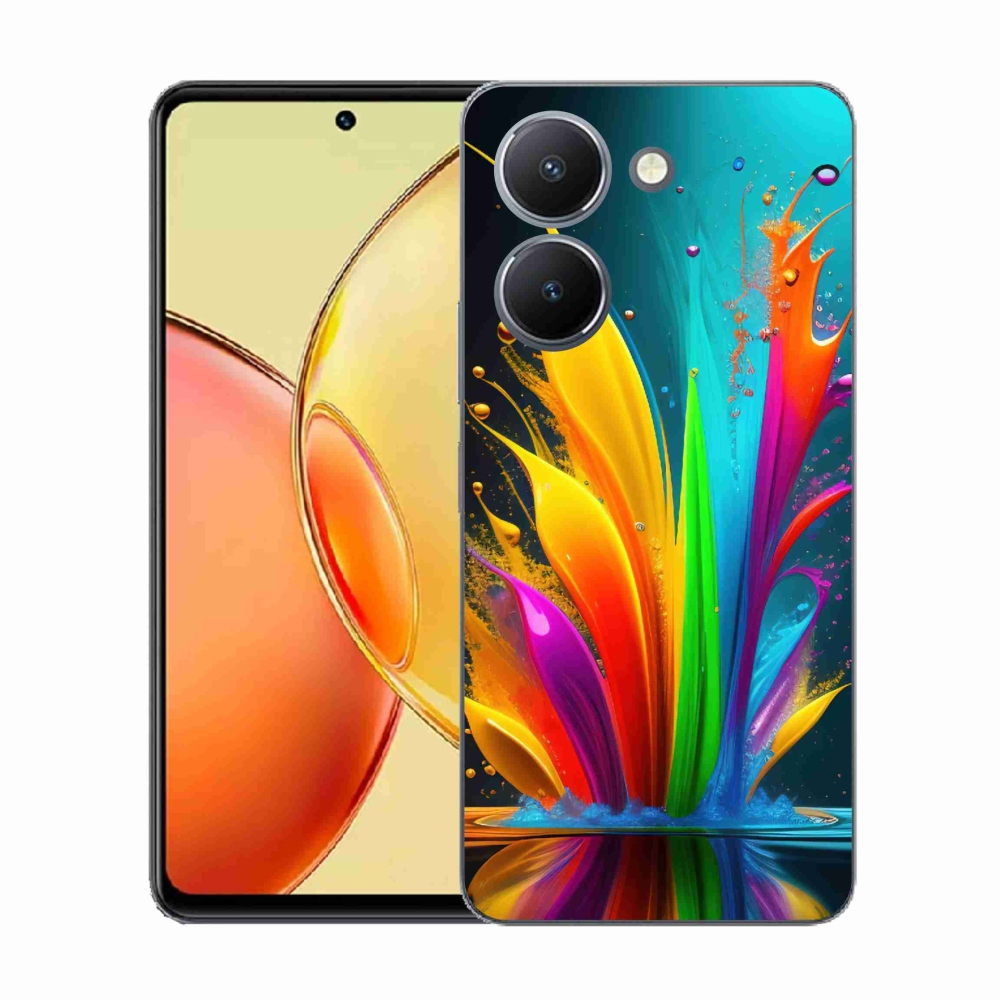 Gelový kryt mmCase na Vivo Y36 - abstraktní motiv 1