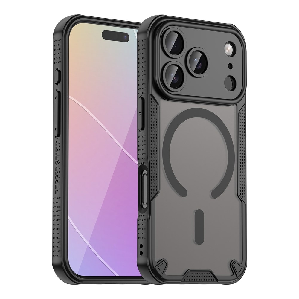 Froste odolný kryt s MagSafe na iPhone 18 Pro/17 Pro - černý