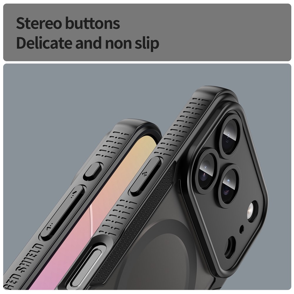 Froste odolný kryt s MagSafe na iPhone 18 Pro/17 Pro - černý