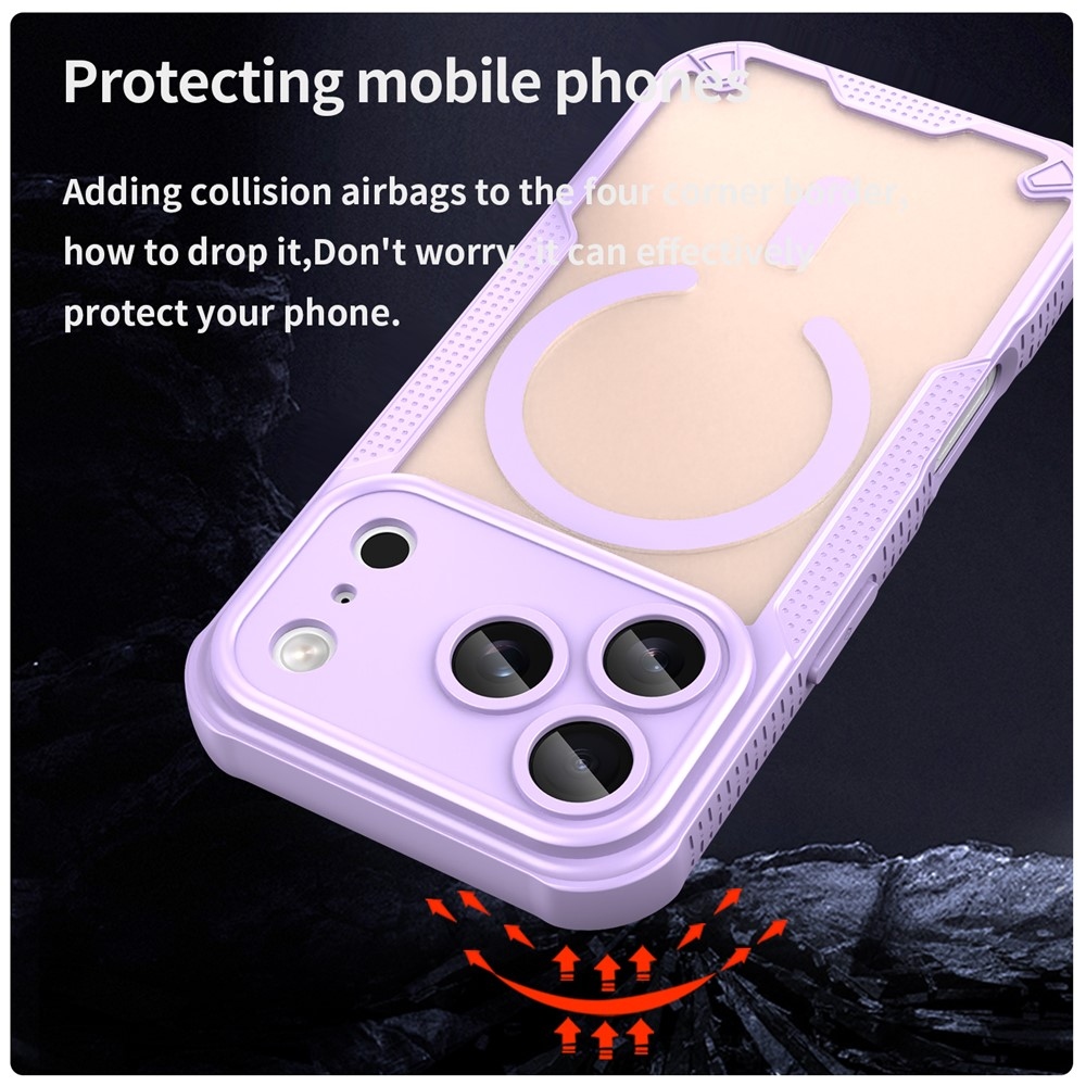 Froste odolný kryt s MagSafe na iPhone 18 Pro/17 Pro - fialový