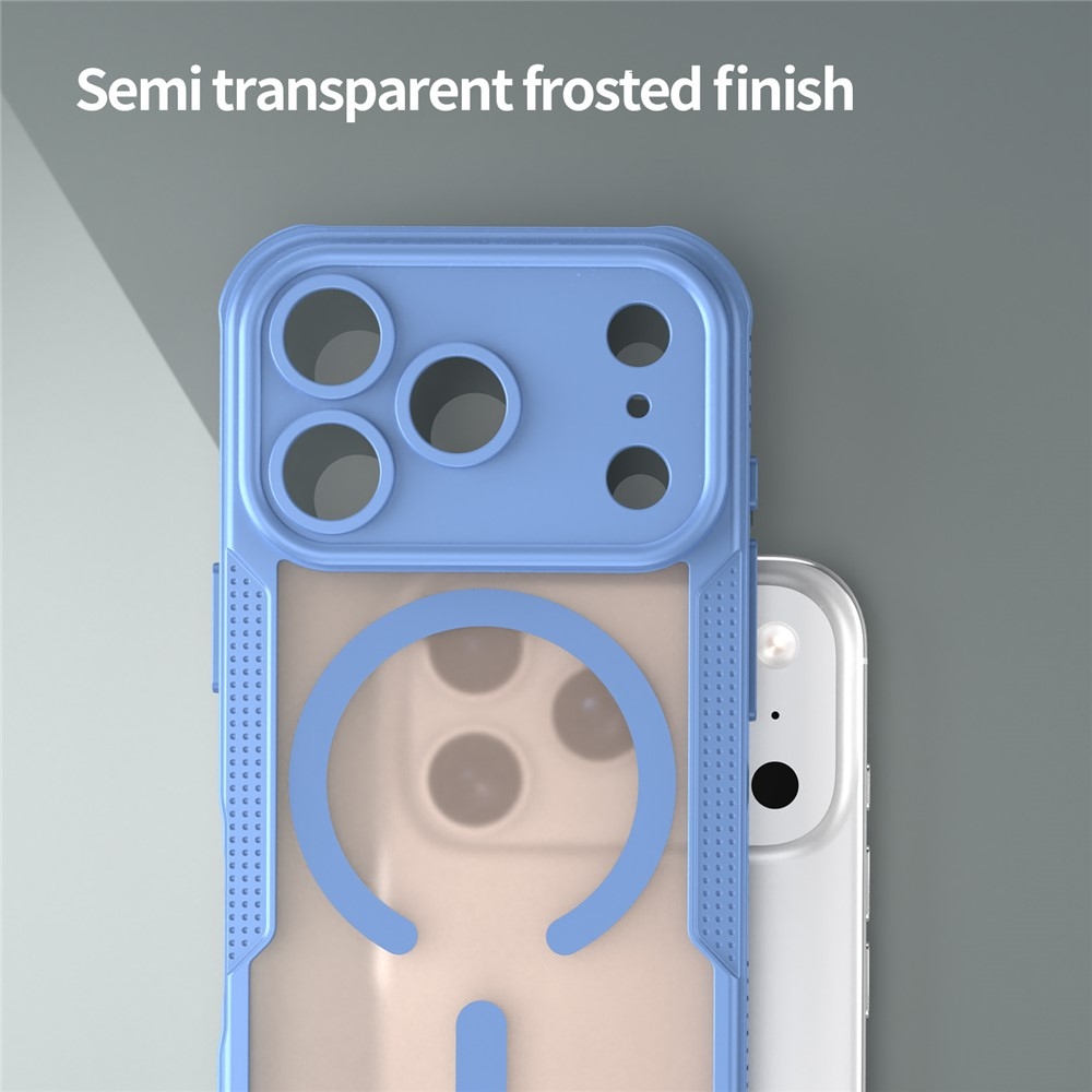 Froste odolný kryt s MagSafe na iPhone 18 Pro/17 Pro - modrý