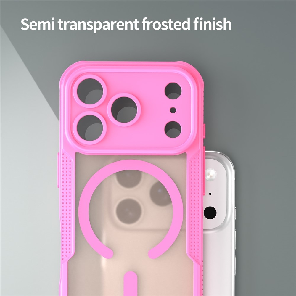 Froste odolný kryt s MagSafe na iPhone 18 Pro/17 Pro - růžový