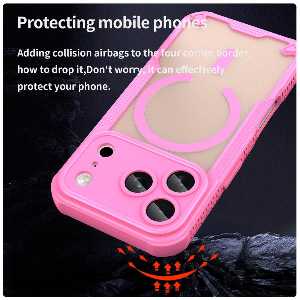Froste odolný kryt s MagSafe na iPhone 18 Pro/17 Pro - růžový