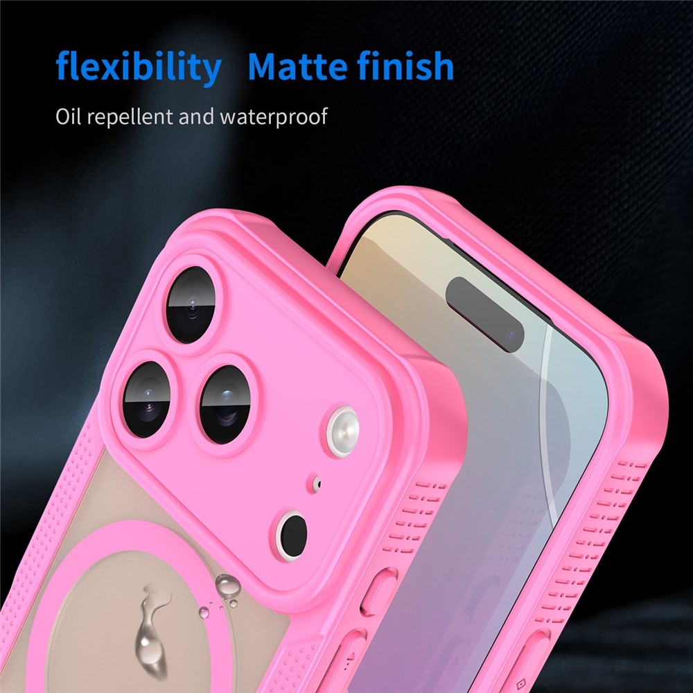 Froste odolný kryt s MagSafe na iPhone 18 Pro/17 Pro - růžový