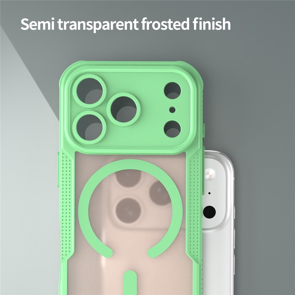Froste odolný kryt s MagSafe na iPhone 18 Pro/17 Pro - zelený