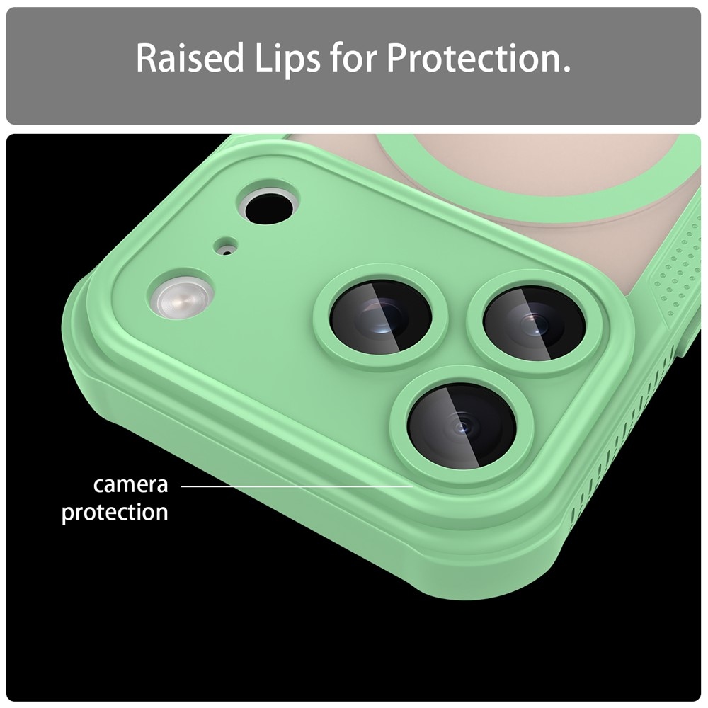Froste odolný kryt s MagSafe na iPhone 18 Pro/17 Pro - zelený