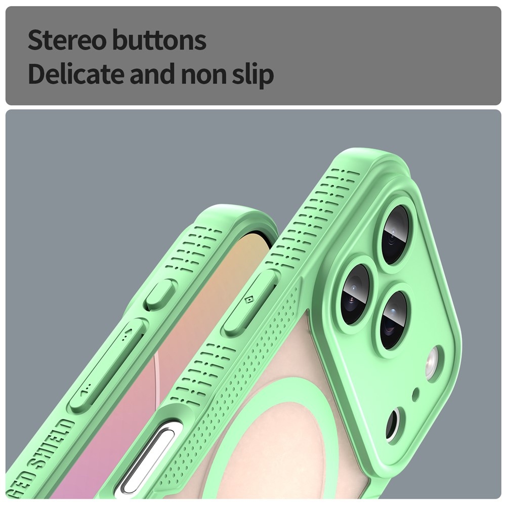 Froste odolný kryt s MagSafe na iPhone 18 Pro/17 Pro - zelený
