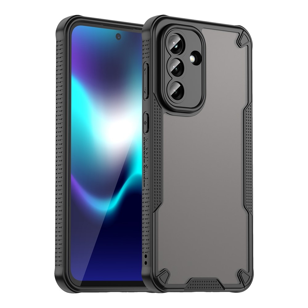 Frosted odolný kryt na Samsung Galaxy A37 5G - černý