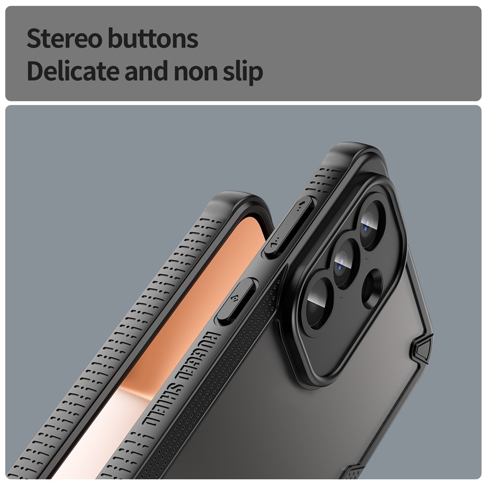 Frosted odolný kryt na Samsung Galaxy A57 5G - černý