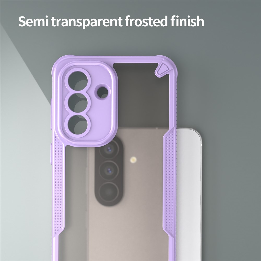 Frosted odolný kryt na Samsung Galaxy A57 5G - fialový