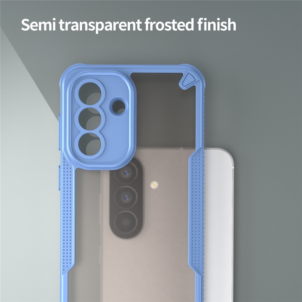 Frosted odolný kryt na Samsung Galaxy A57 5G - modrý