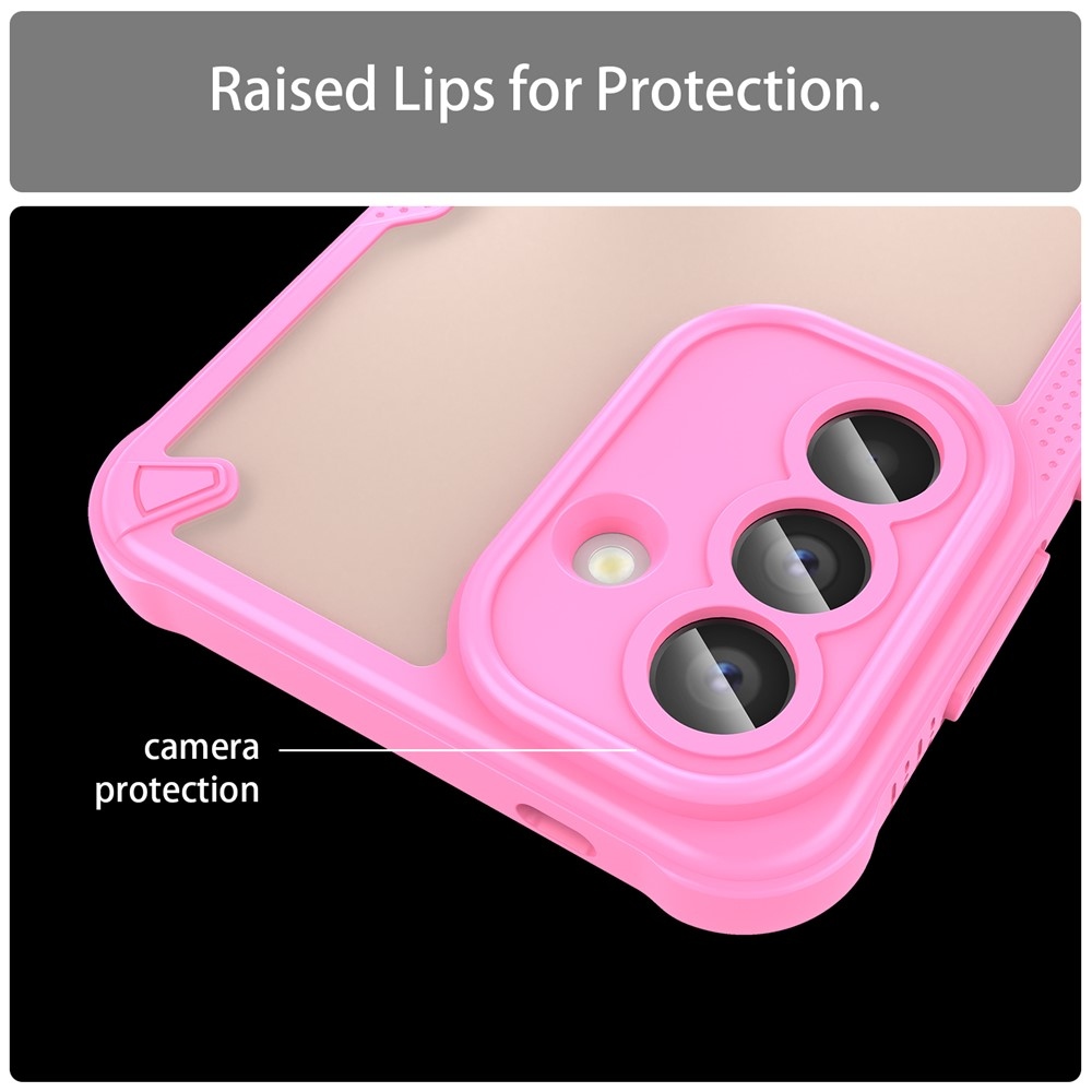 Frosted odolný kryt na Samsung Galaxy A57 5G - růžový