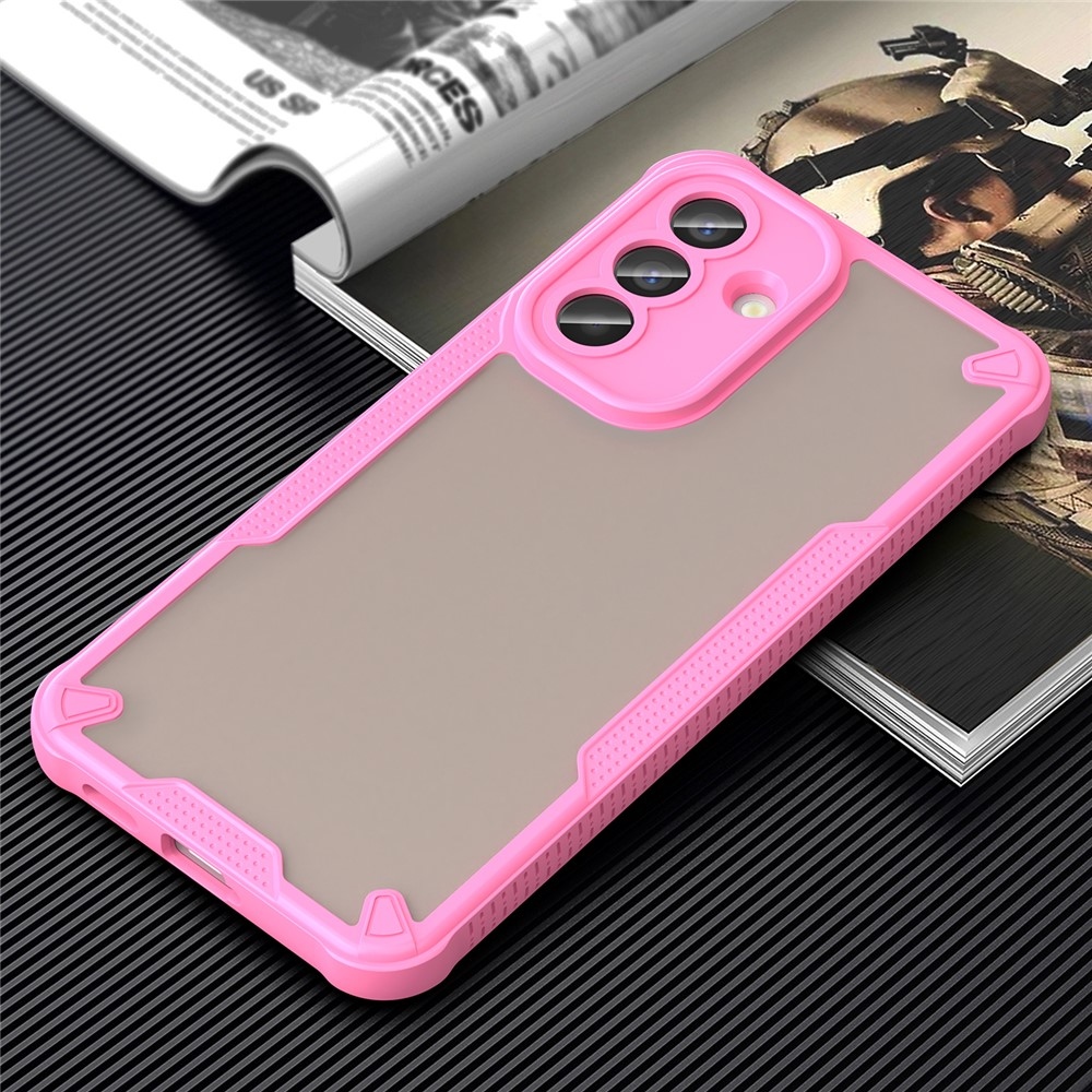 Frosted odolný kryt na Samsung Galaxy A57 5G - růžový