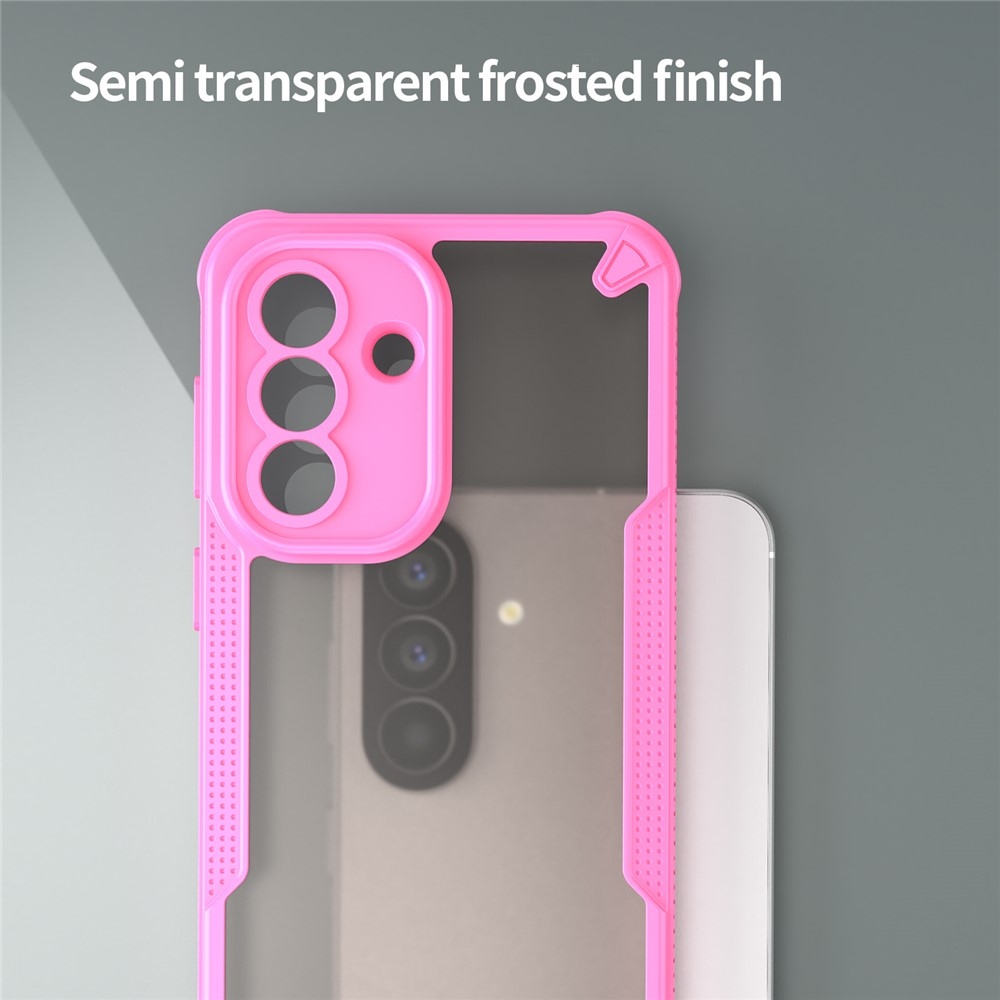 Frosted odolný kryt na Samsung Galaxy A57 5G - růžový