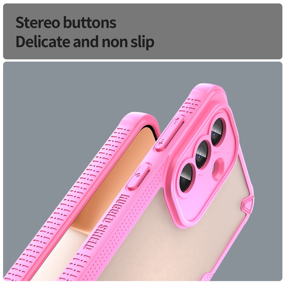 Frosted odolný kryt na Samsung Galaxy A57 5G - růžový