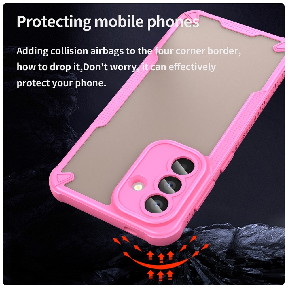 Frosted odolný kryt na Samsung Galaxy A57 5G - růžový