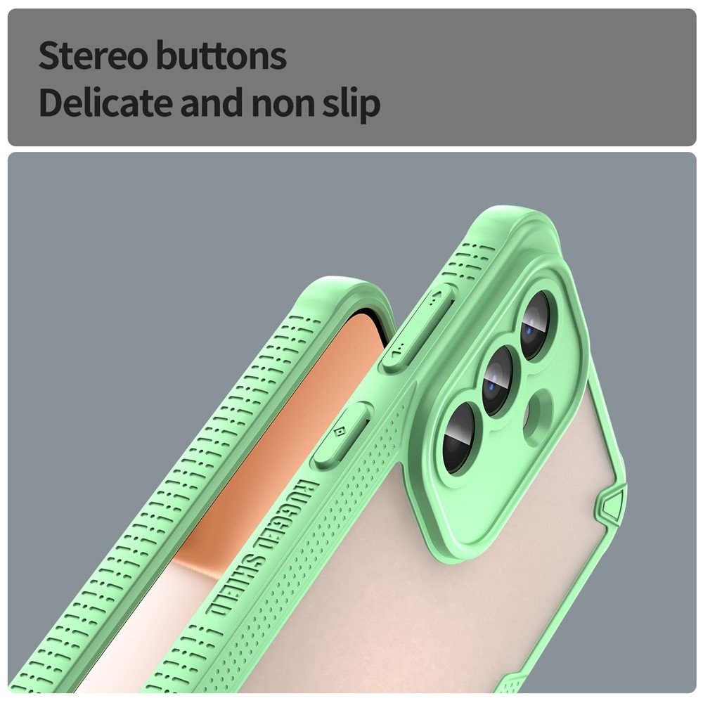 Frosted odolný kryt na Samsung Galaxy A57 5G - zelený