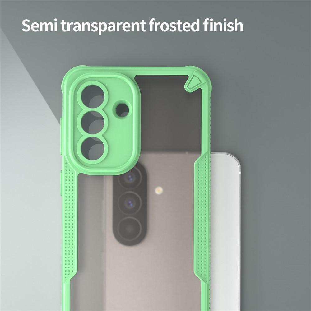 Frosted odolný kryt na Samsung Galaxy A57 5G - zelený
