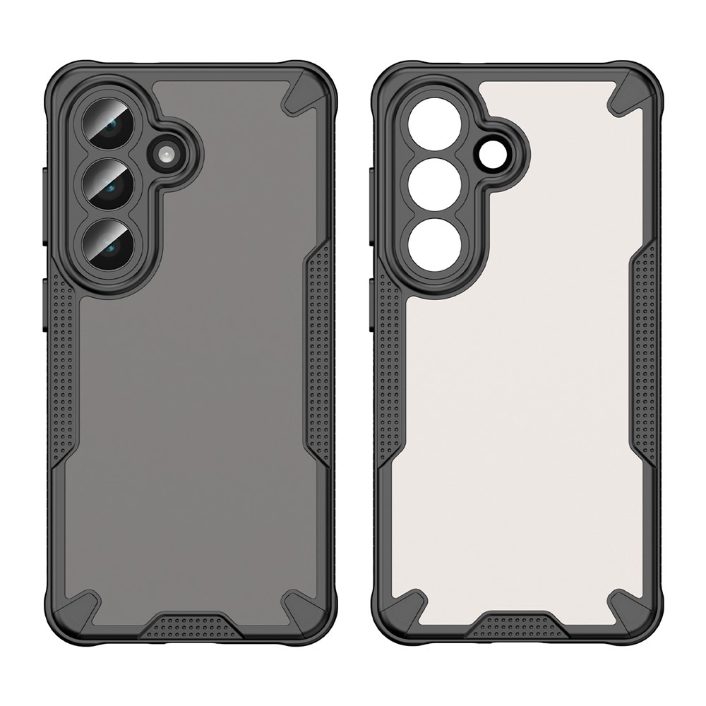 Frosted odolný kryt na Samsung Galaxy S26 - černý