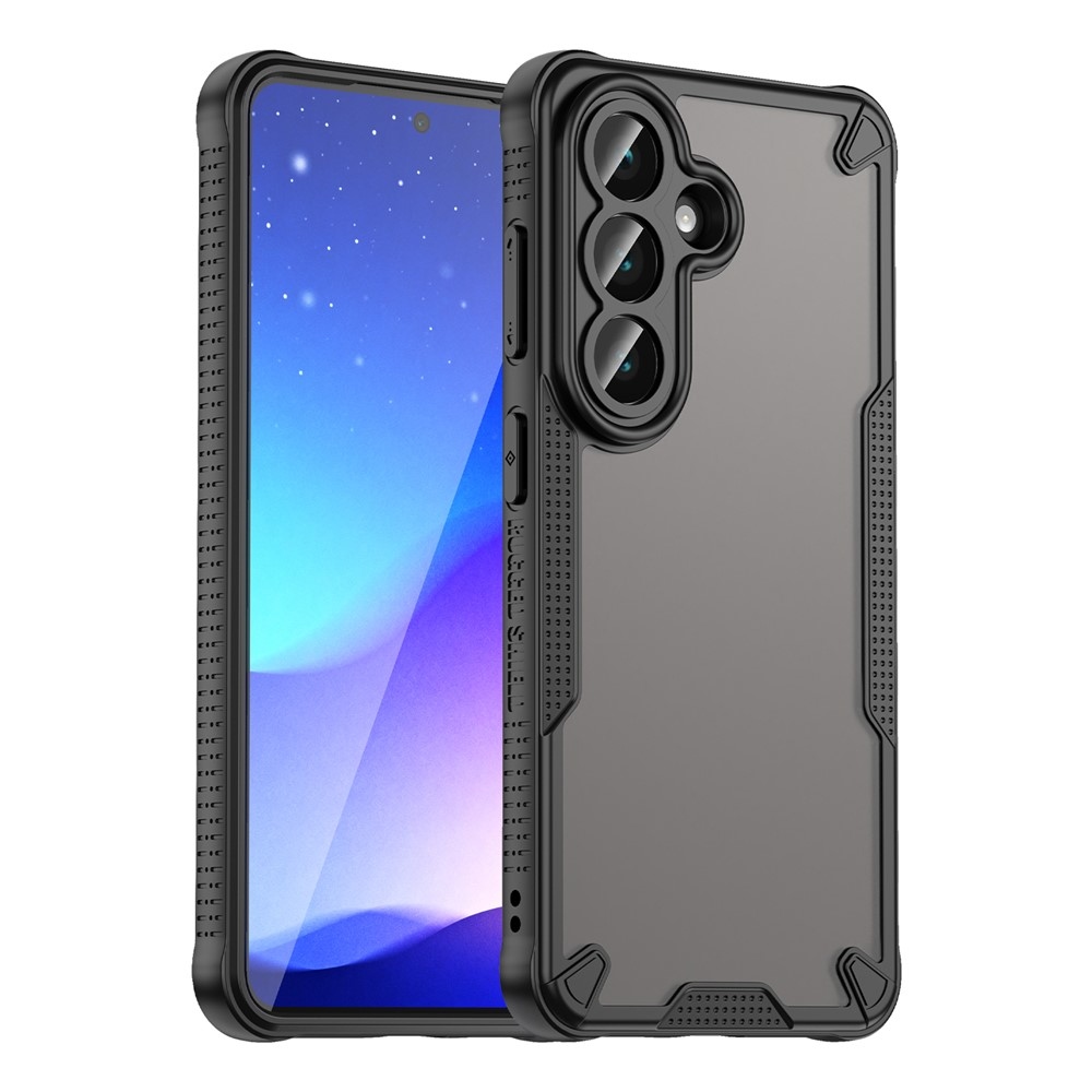 Frosted odolný kryt na Samsung Galaxy S26 - černý