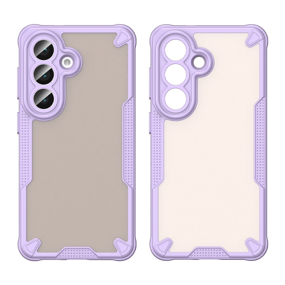 Frosted odolný kryt na Samsung Galaxy S26 - fialový