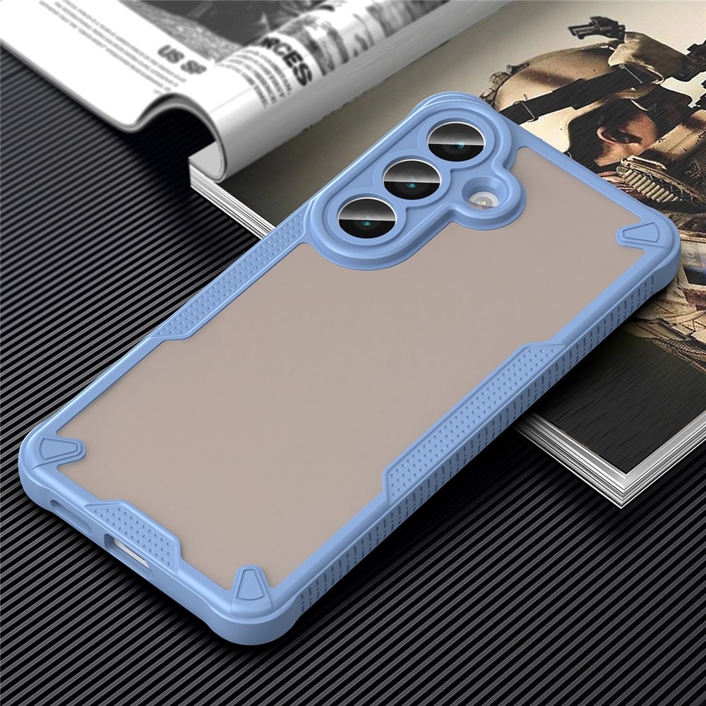 Frosted odolný kryt na Samsung Galaxy S26 - modrý