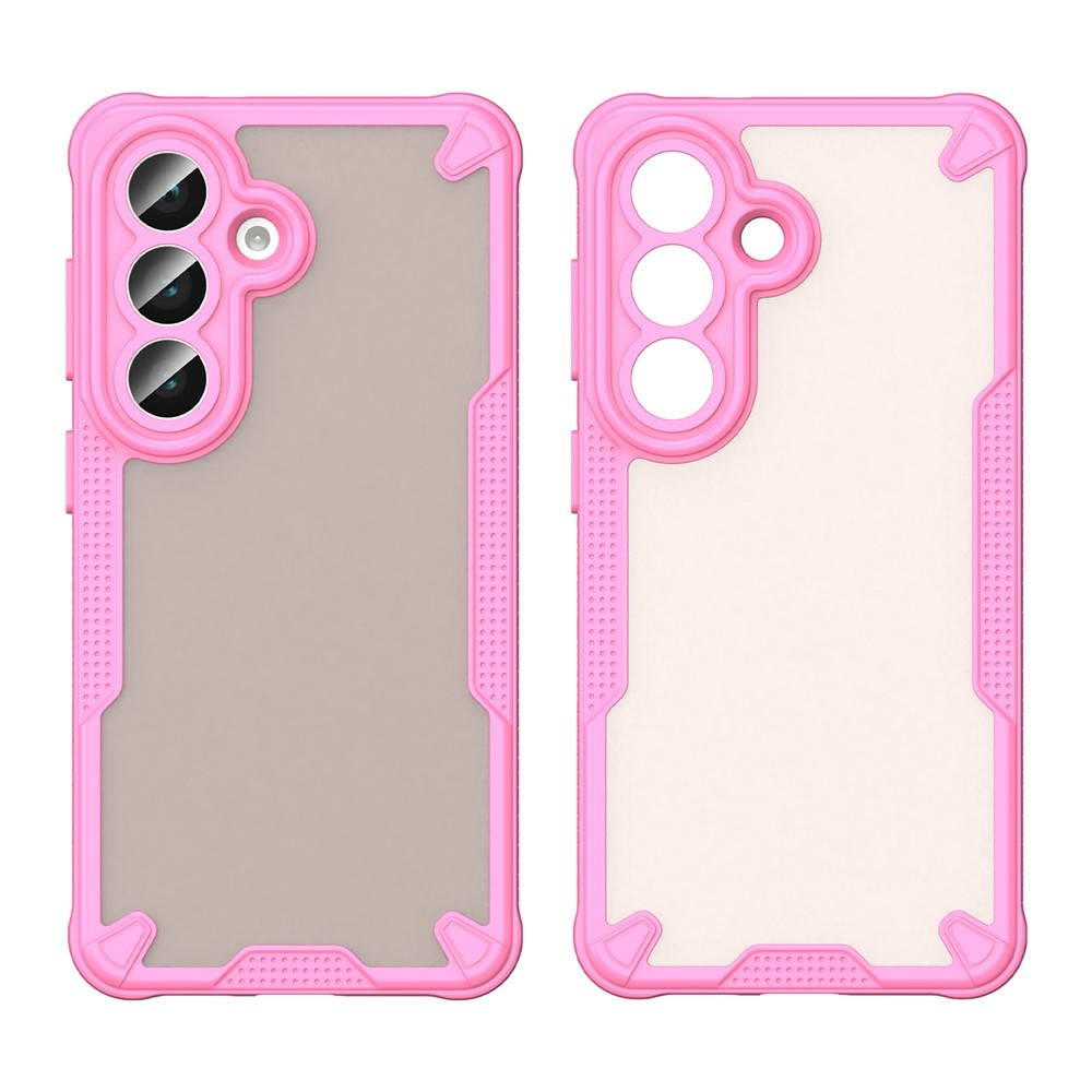 Frosted odolný kryt na Samsung Galaxy S26 - růžový