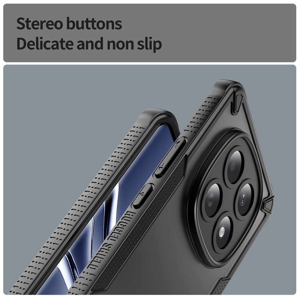 Frosted odolný kryt na Xiaomi Poco M8 5G/Redmi Note 15 5G/Note 15 4G - černý