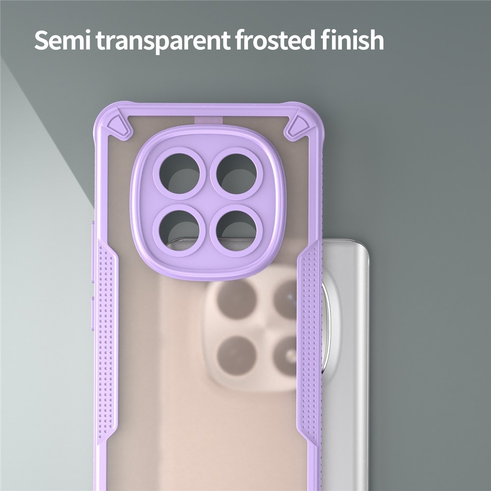 Frosted odolný kryt na Xiaomi Poco M8 5G/Redmi Note 15 5G/Note 15 4G - fialový