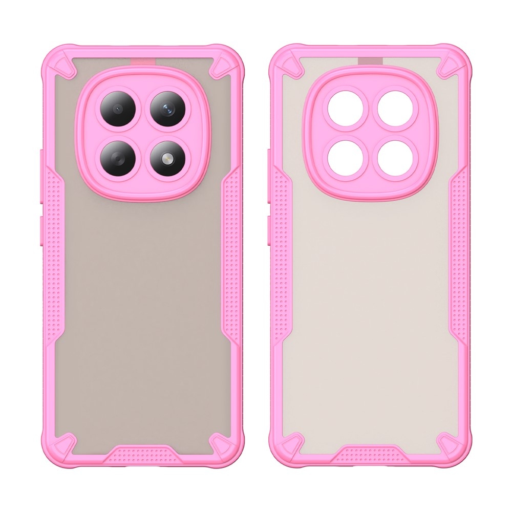 Frosted odolný kryt na Xiaomi Poco M8 5G/Redmi Note 15 5G/Note 15 4G - růžový