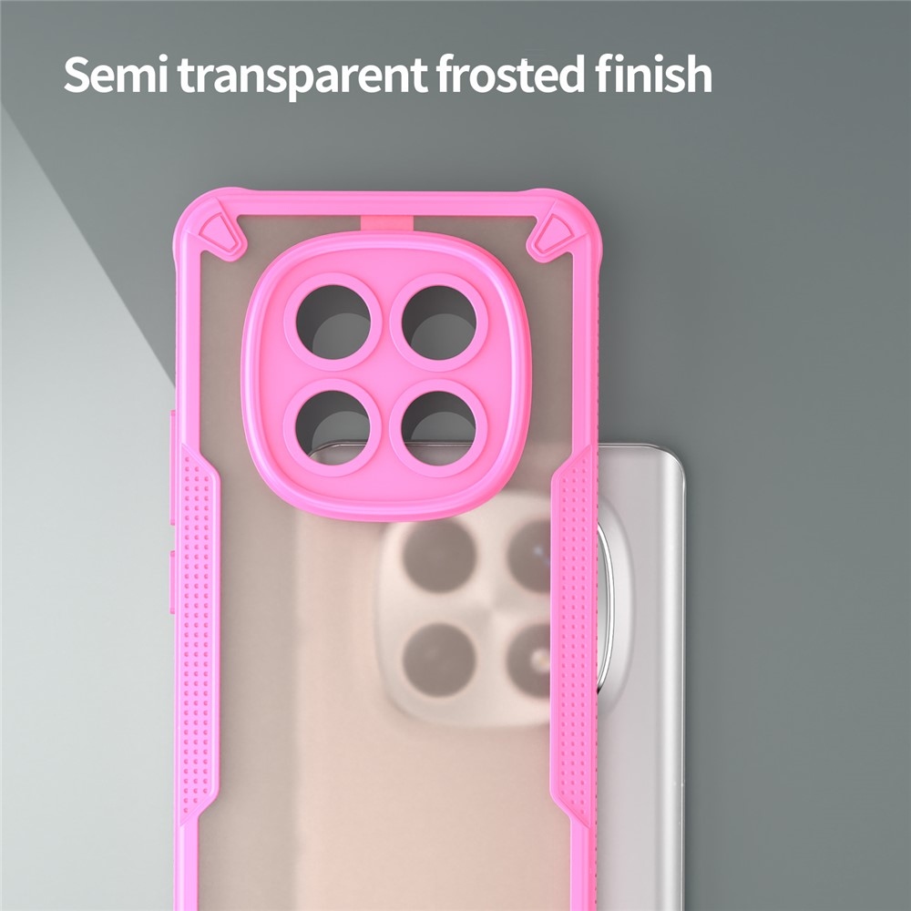 Frosted odolný kryt na Xiaomi Poco M8 5G/Redmi Note 15 5G/Note 15 4G - růžový