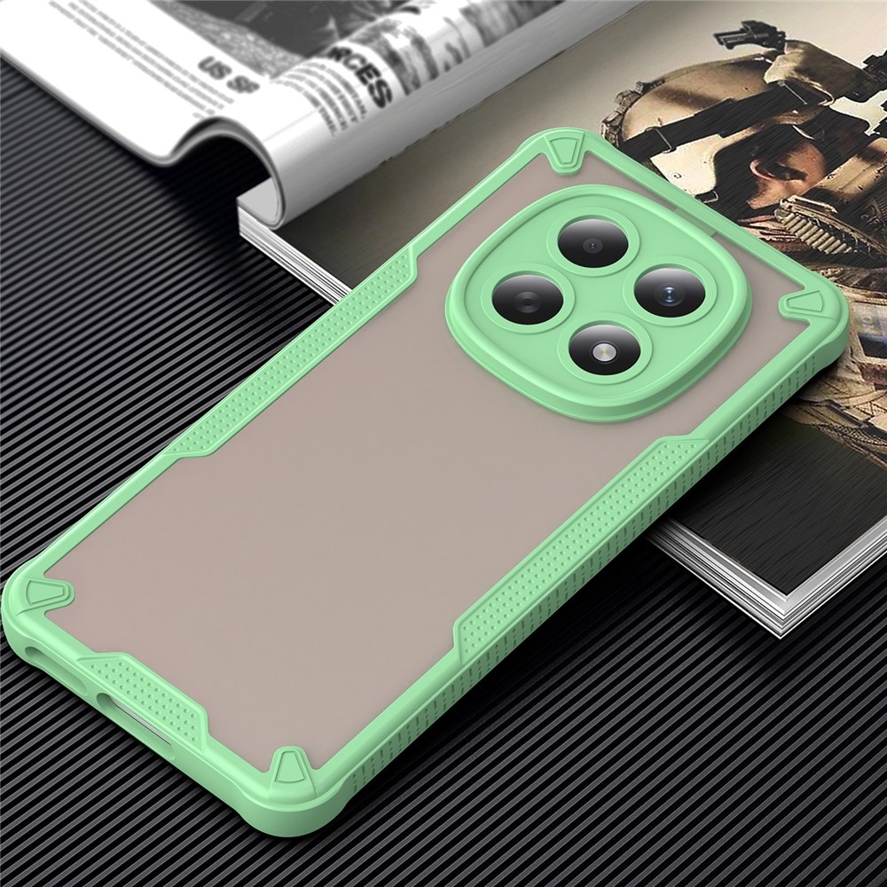 Frosted odolný kryt na Xiaomi Poco M8 5G/Redmi Note 15 5G/Note 15 4G - zelený