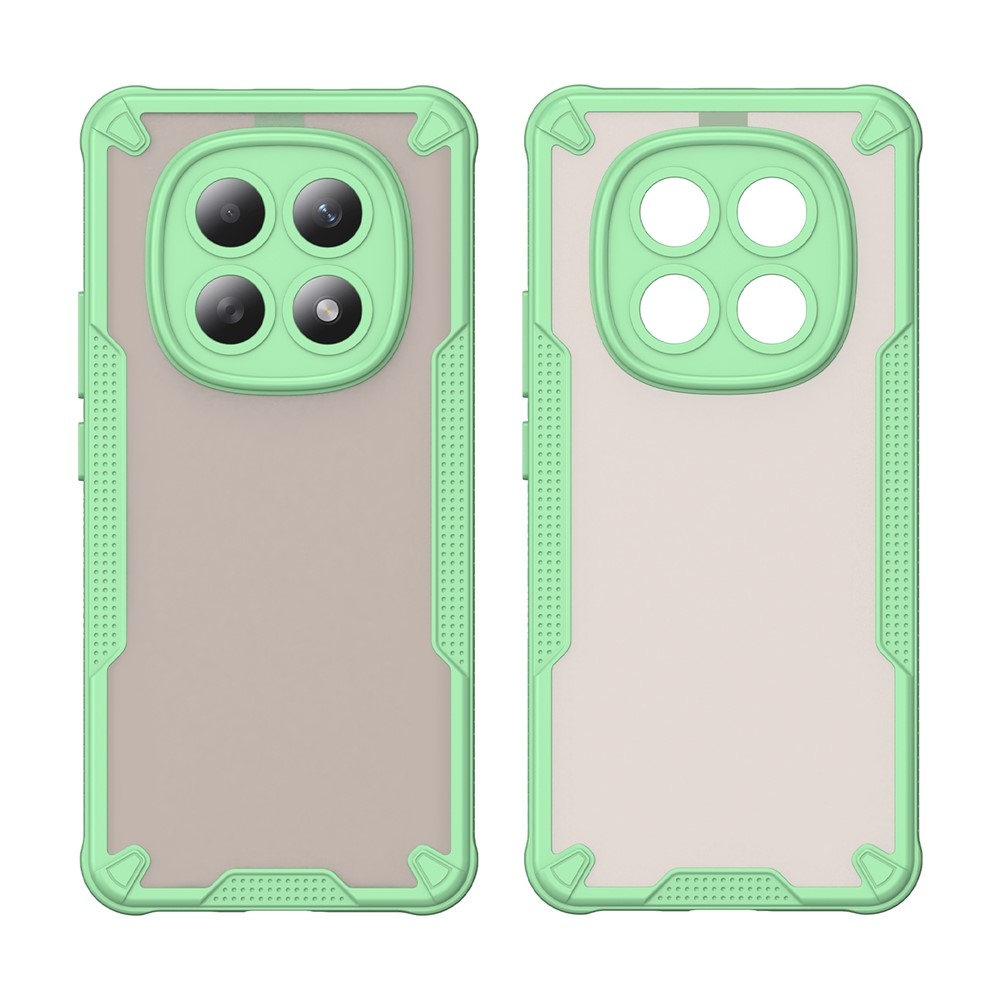 Frosted odolný kryt na Xiaomi Poco M8 5G/Redmi Note 15 5G/Note 15 4G - zelený