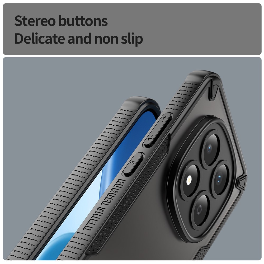 Frosted odolný kryt na Xiaomi Redmi Note 15 Pro 5G - černý