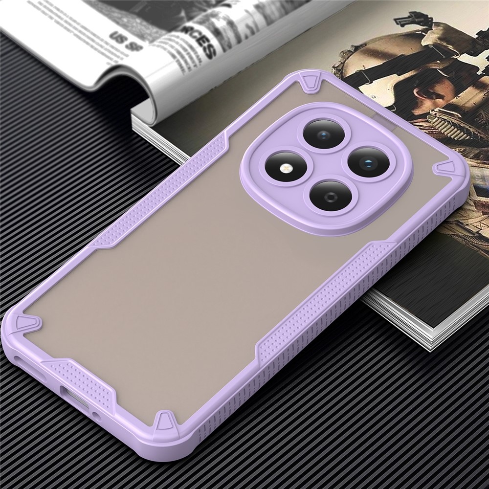 Frosted odolný kryt na Xiaomi Redmi Note 15 Pro 5G - fialový