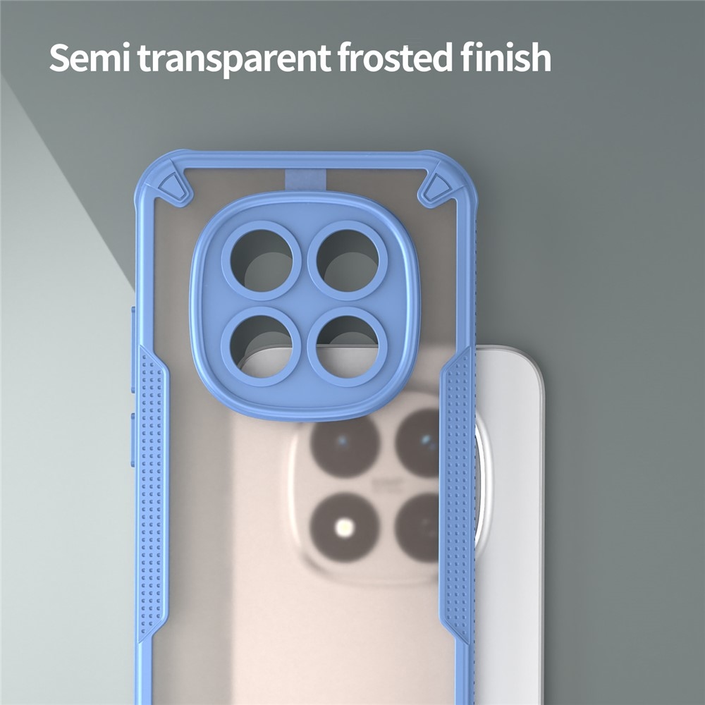 Frosted odolný kryt na Xiaomi Redmi Note 15 Pro 5G - modrý