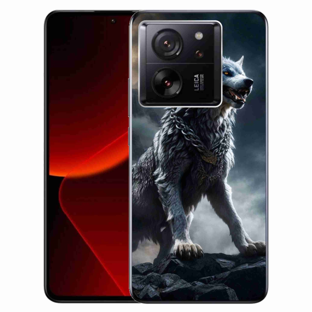 Gelový kryt mmCase na Xiaomi 13T/13T Pro - vlk 1