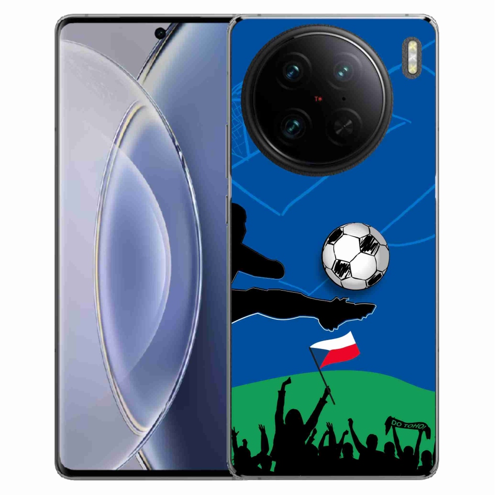 Gelový kryt mmCase na Vivo X90 Pro - fanoušci fotbalu