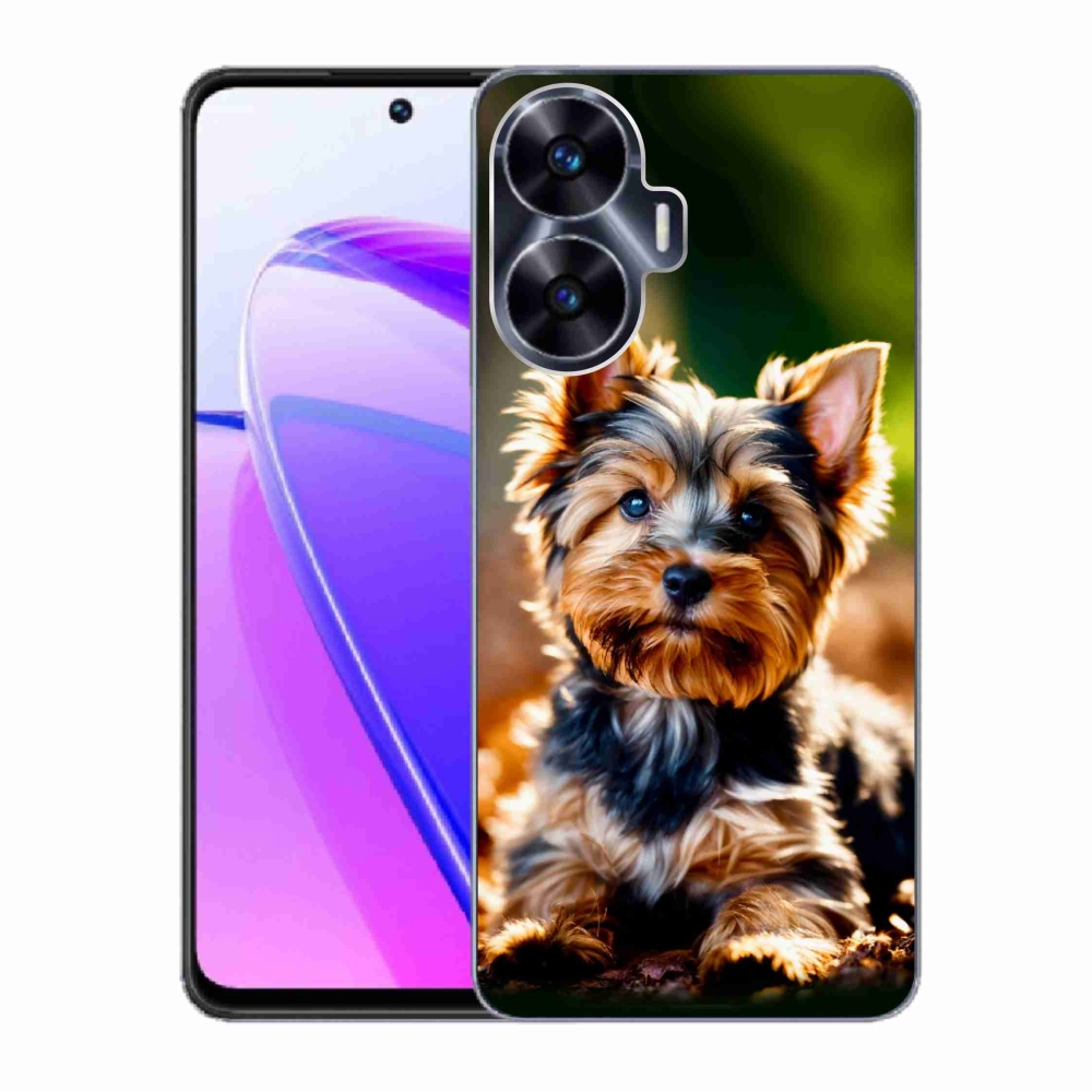 Gelový kryt mmCase na Realme C55 - jorkšír 10