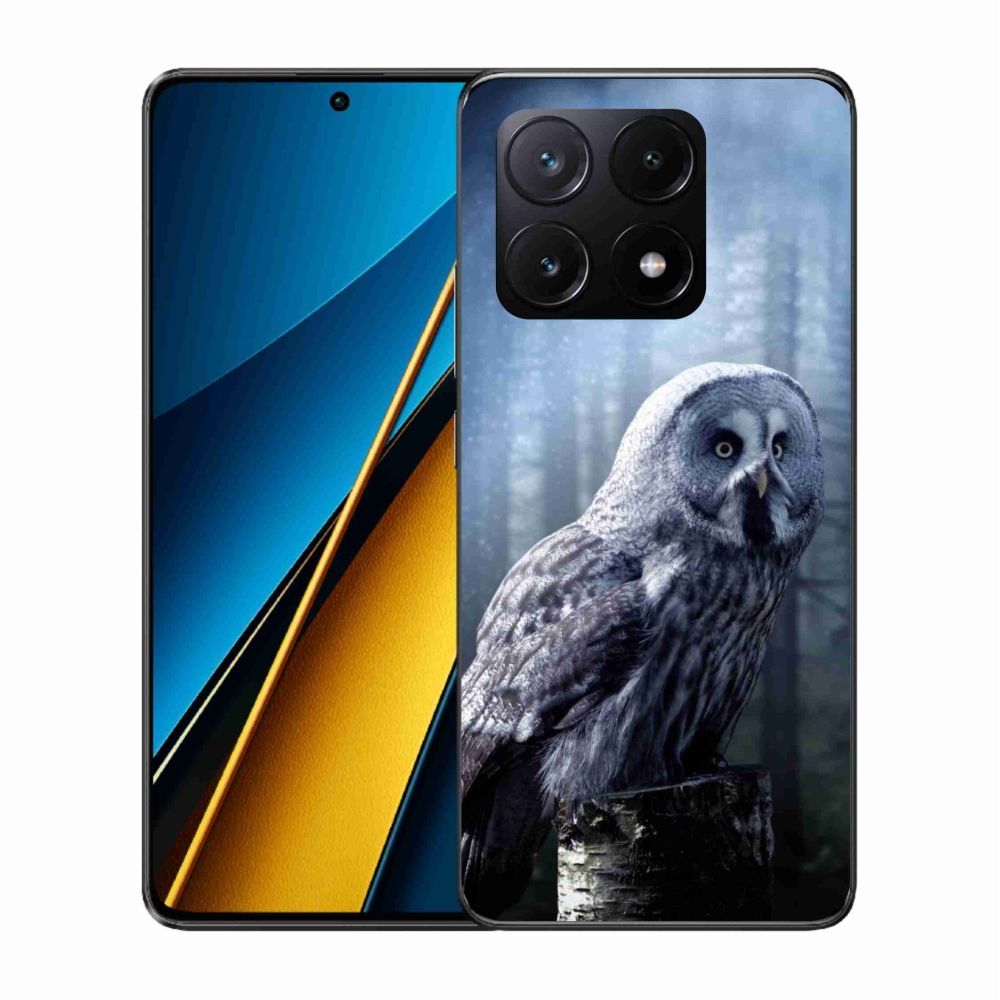 Gelový kryt mmCase na Xiaomi Poco X6 Pro 5G - sova