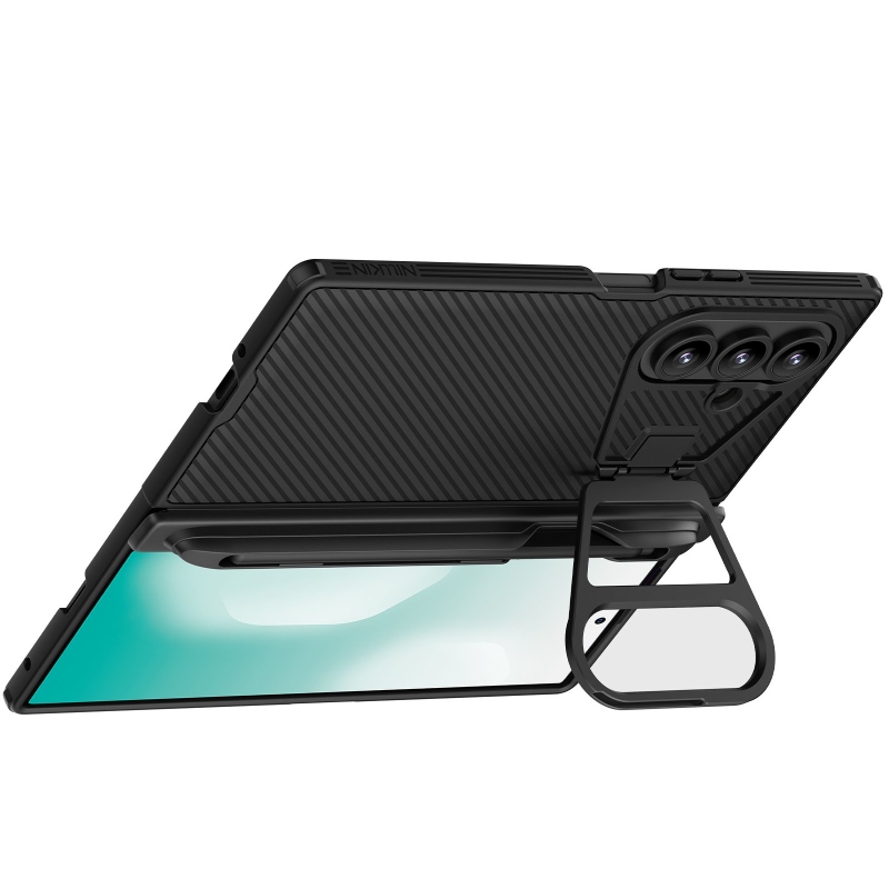 Nillkin CamShield Prop Pen Slot (Transparent Lens) Zadní Kryt pro Samsung Galaxy Z Fold 7 Black