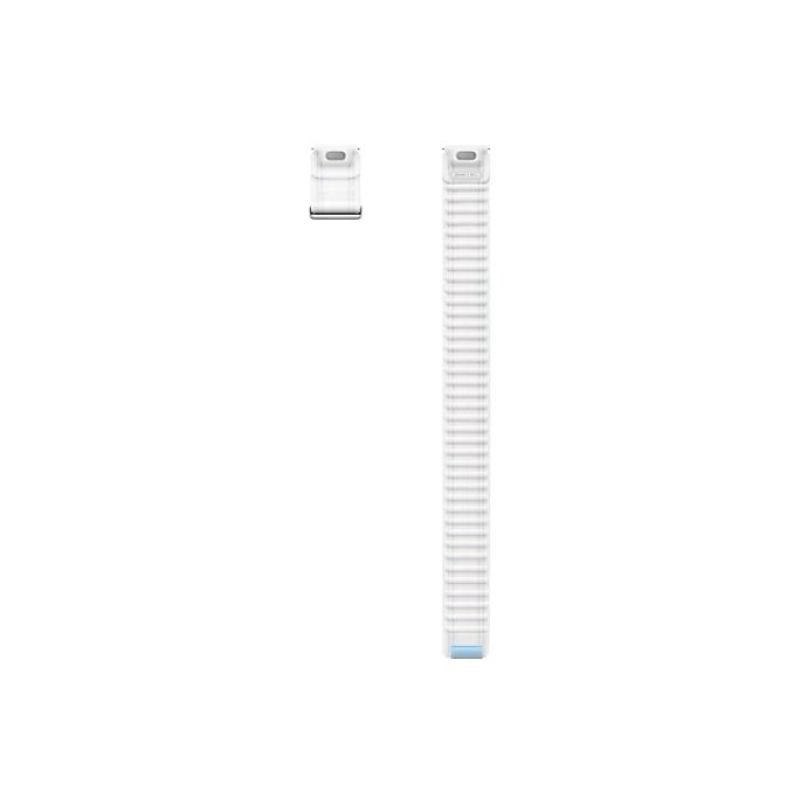 ET-SVL31LWE Samsung Galaxy Watch 4/4 Classic/5/5 Pro/6/6 Classic/7/FE Textilní Řemínek M/L White/Blue