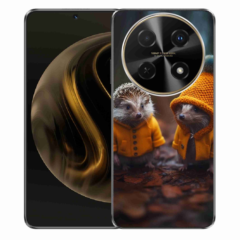 Gelový kryt mmCase na Huawei Nova 12i - ježci