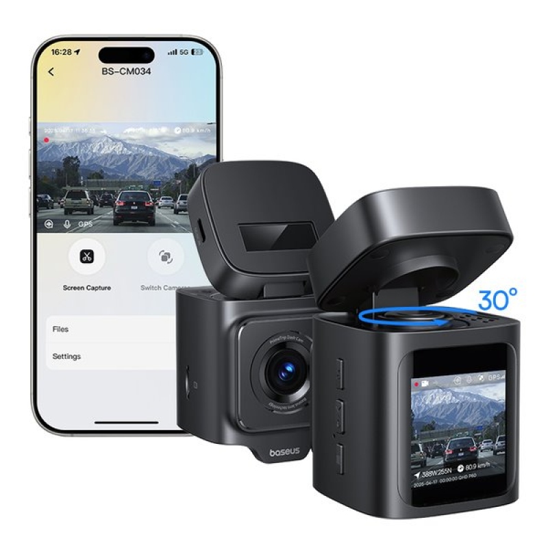 Baseus PrimeTrip VD1 Pro Autokamera 4K Cosmic Black