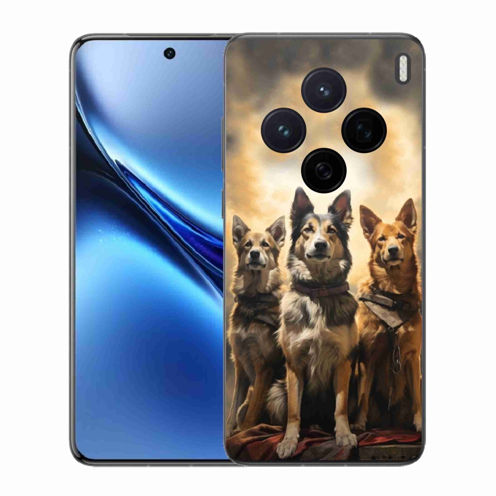 Gelový kryt mmCase na Vivo X200 5G - tři psi