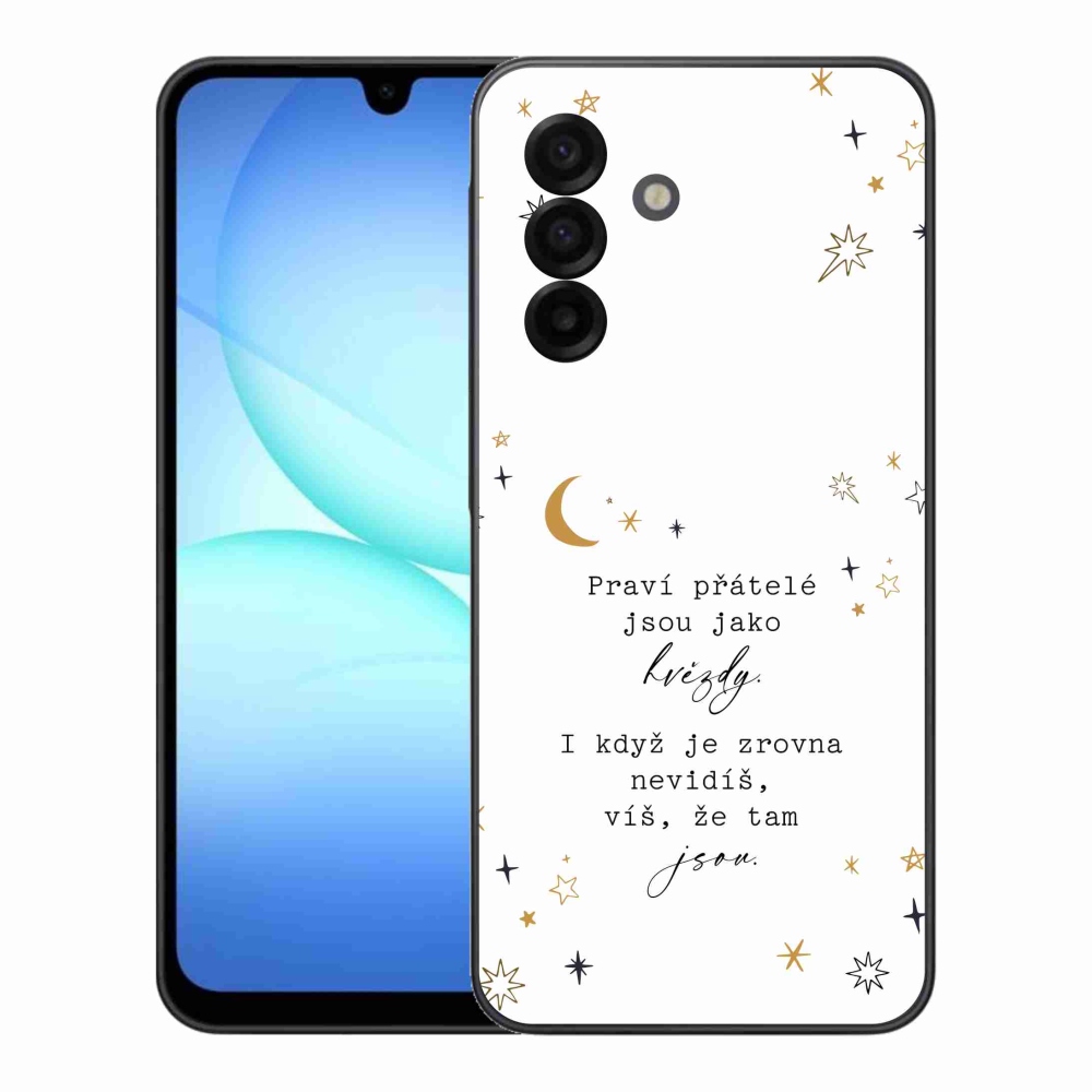 Gelový kryt mmCase na Samsung Galaxy A17 4G/5G - citát 6 bílé pozadí