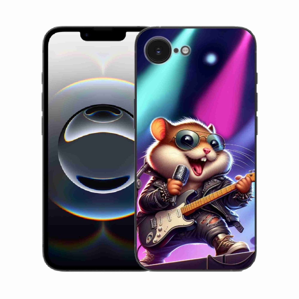 Gelový kryt mmCase na iPhone 16e - křeček rocker